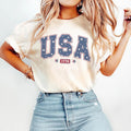 America Shirt Fourth July Shirt 4th July Patriotic Shirt America Est Shirt Red White Blue USA Top Womenswear Underwear Lady T-Shirts