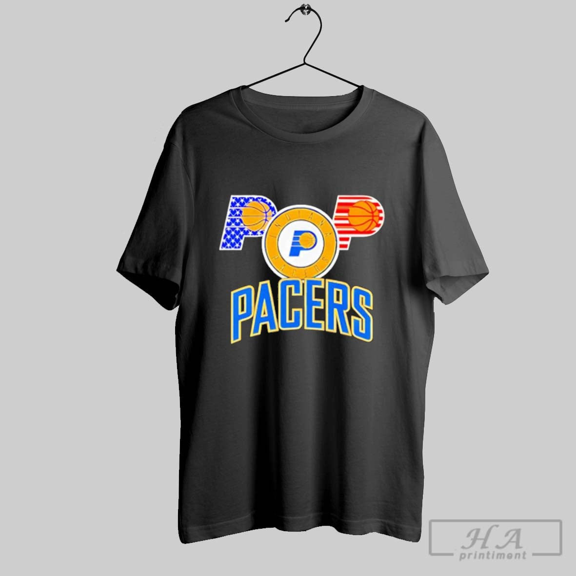 American Flag Nba Indiana Pacers Basketball 2025