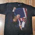 American Flag SHAKA HEAVYWEIGHT GARMET DYED T-Shirts