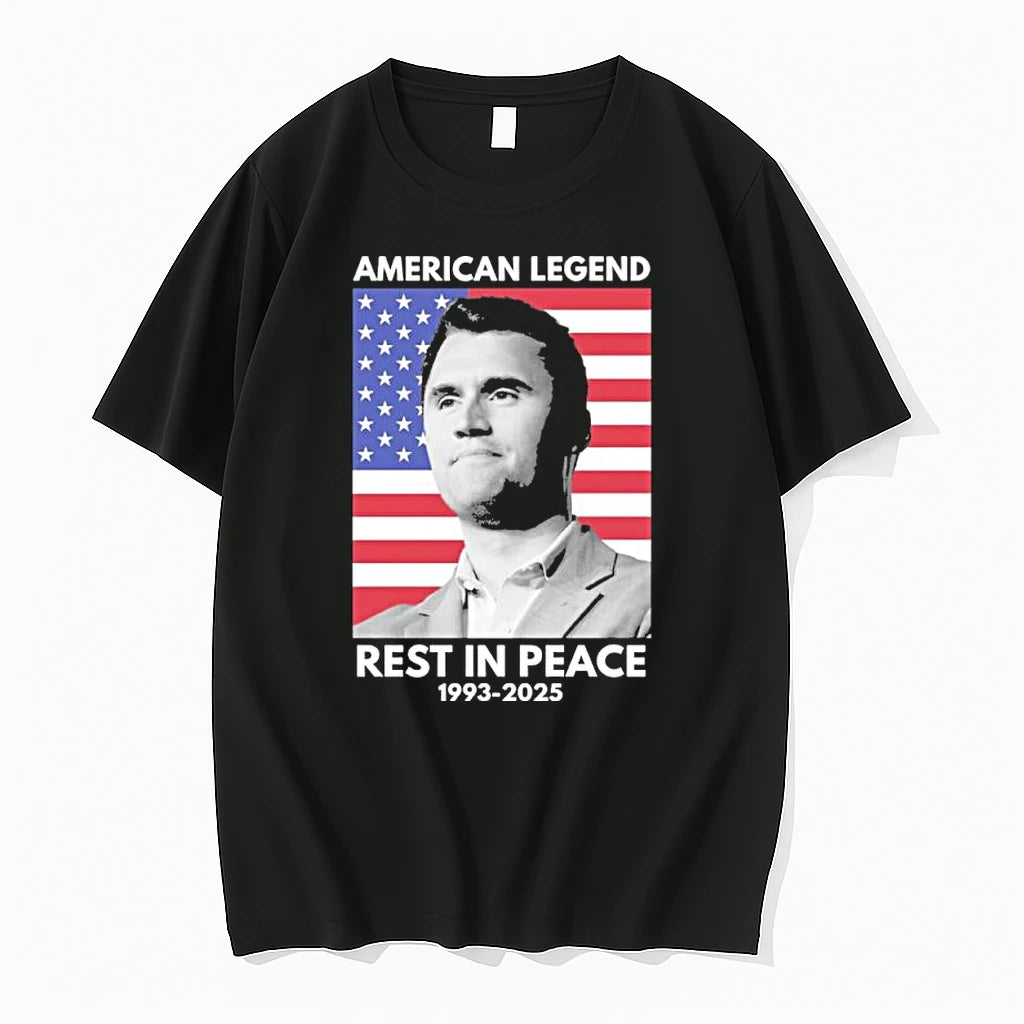 American Legend Rip Charlie Kirk 1993 2025 Tshirts Sweater Hoodie