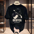 American Street Brand Cotton Print Short Sleeve Ins Summer Pu Shuai Loose Crew Neck Top National T-Shirts