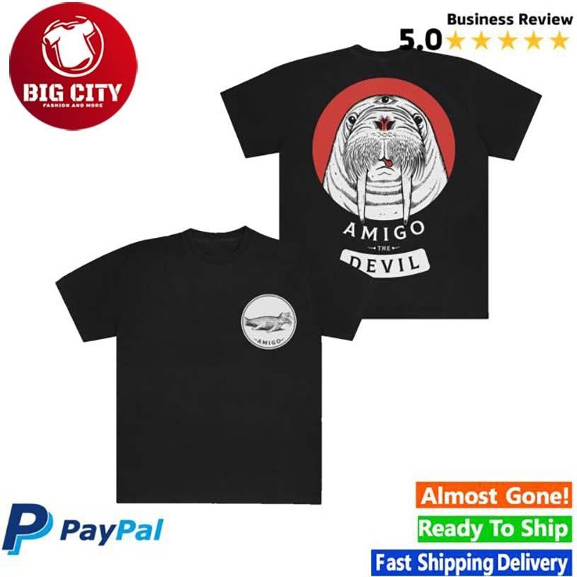 Amigo The Devil I Am The Eggman Black Two Sided Shirt