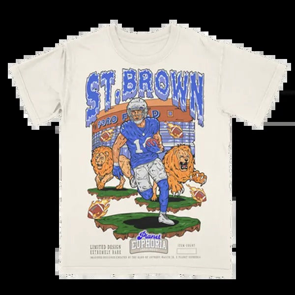 Amon Ra St. Brown T-Shirts