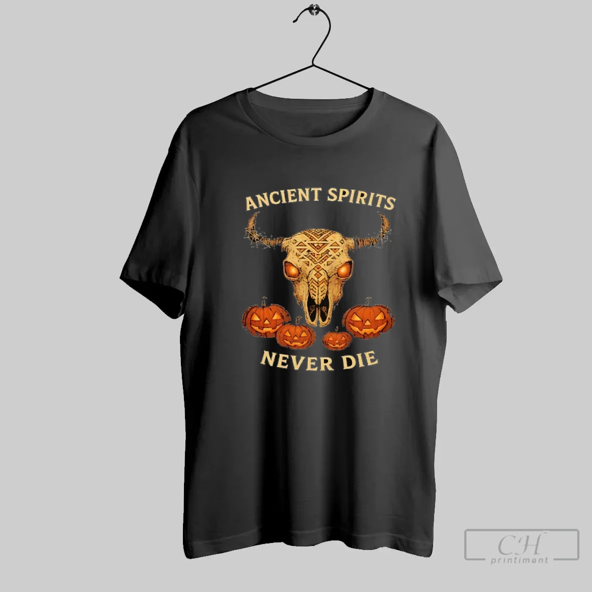 Ancient Spirits Never Die Halloween T Shirt