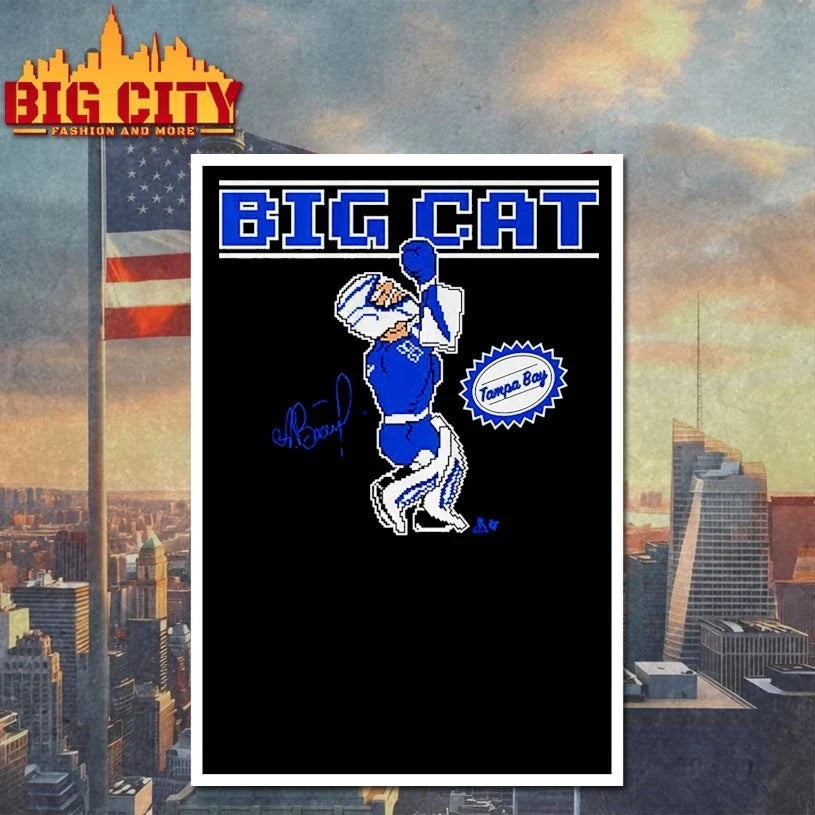 Andrei Vasilevskiy Big Cat Retro Punch signature t-shirt