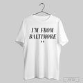 Angel Reese Im From Baltimore T Shirt