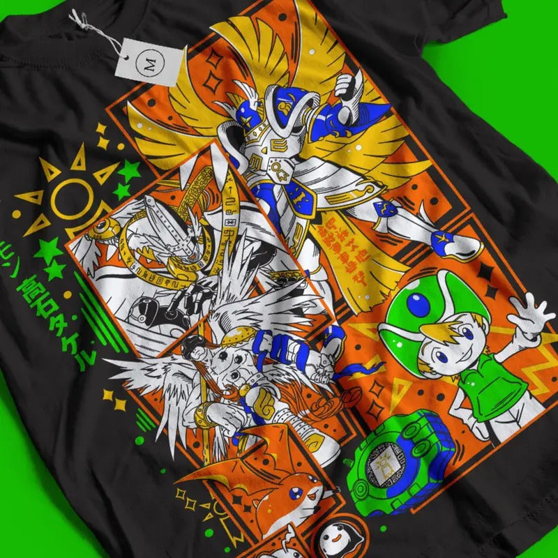 Angewomon Angel Wings Cat Gatomon Cool Anime Shirt Anime Japanese Anime & T-Shirts
