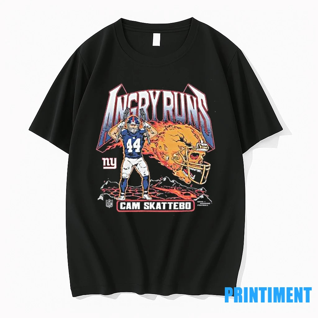 Angry Runs 2025 Giants Cam Skattebo Double Winner Tshirts Sweater