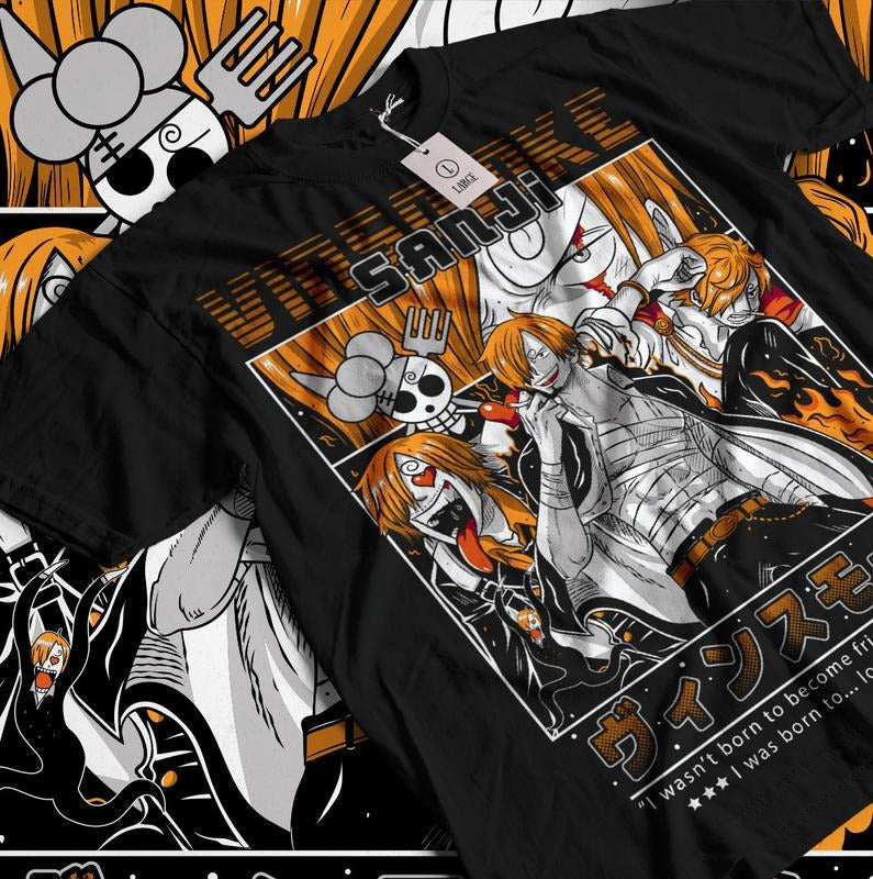 Anime Vintage S 4XL Manga Shirts Anime Love Japanese T-Shirts