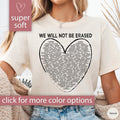 Anti Censorship Shirt Banned Words We Will Not Be Erased Shirt Political Equality Shirt T-Shirts