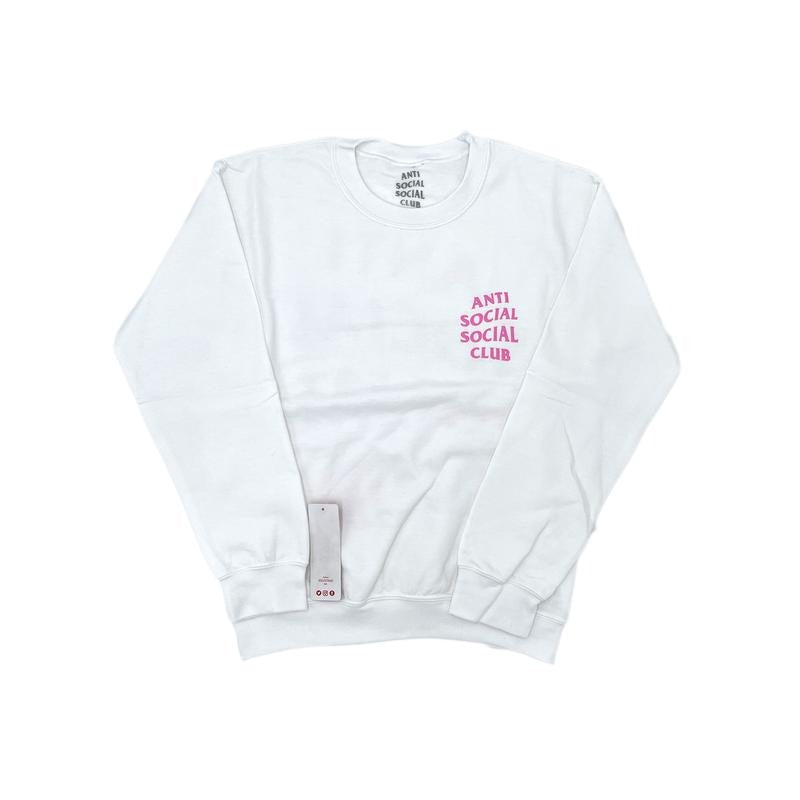 Anti Social Social Club White Pink ASSW325 Size S L T-Shirts