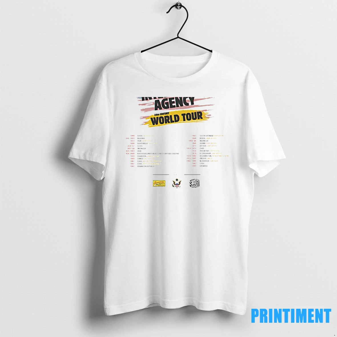 Antifa Cia World Tour Central Intelligence Agency Tshirts Sweater Hoodie