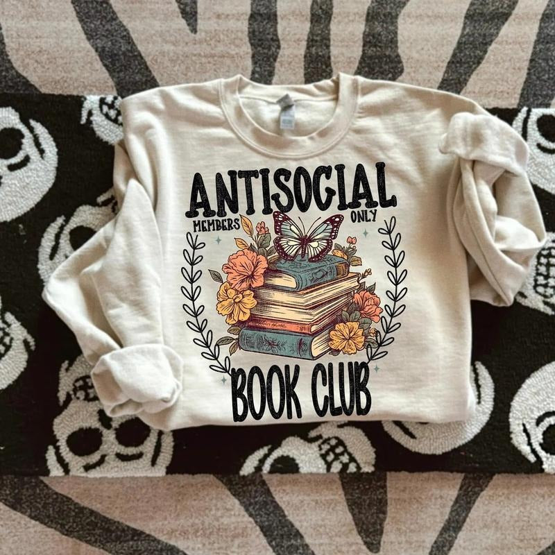 Antisocial Book Club DTF Transfers THIS IS NOT SHIRT T-Shirts