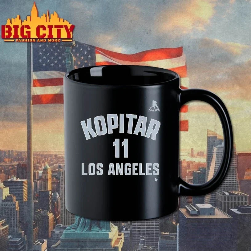Anze Kopitar Los Angeles Name &amp; Number t-shirt