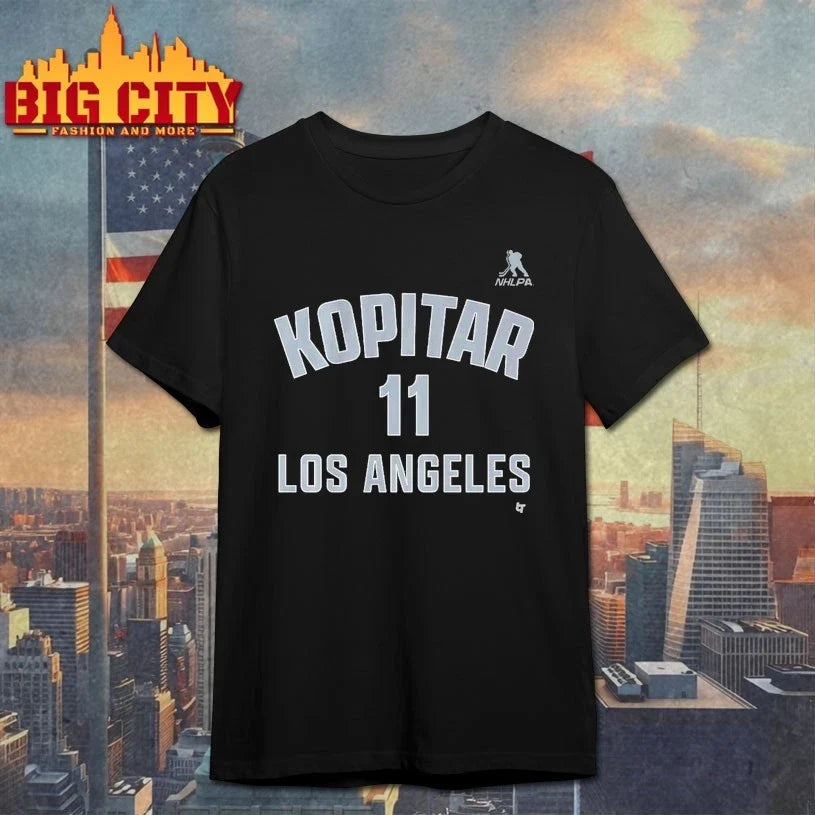 Anze Kopitar Los Angeles Name &amp; Number t-shirt