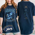 Aquarius Horoscope Shirt Aquarius Zodiac Astrology Sun Moon Rising Sign Aquarius Month T-Shirts