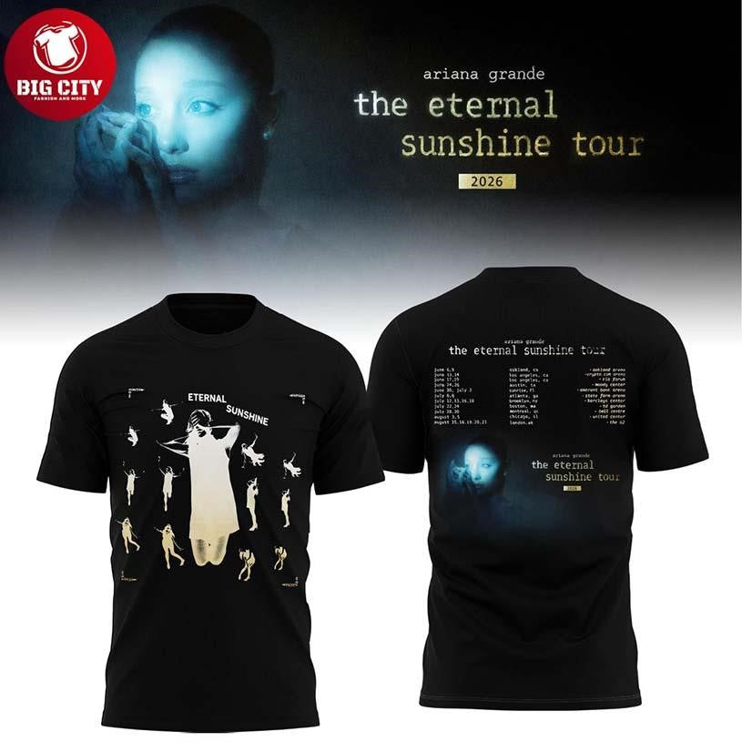 Ariana Grande 2026 The Eternal Sunshine Tour Celebarte Two Sided Shirt