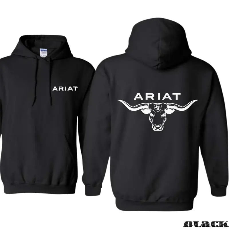 Ariat Western Longhorn Bull Head Suitable Outdoor Activities Casual Providing Bold T-Shirts