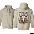 Ariat Bull Skull Cactus Floral Patterns Outdoors Casual Classic Comfort All Genders T-Shirts