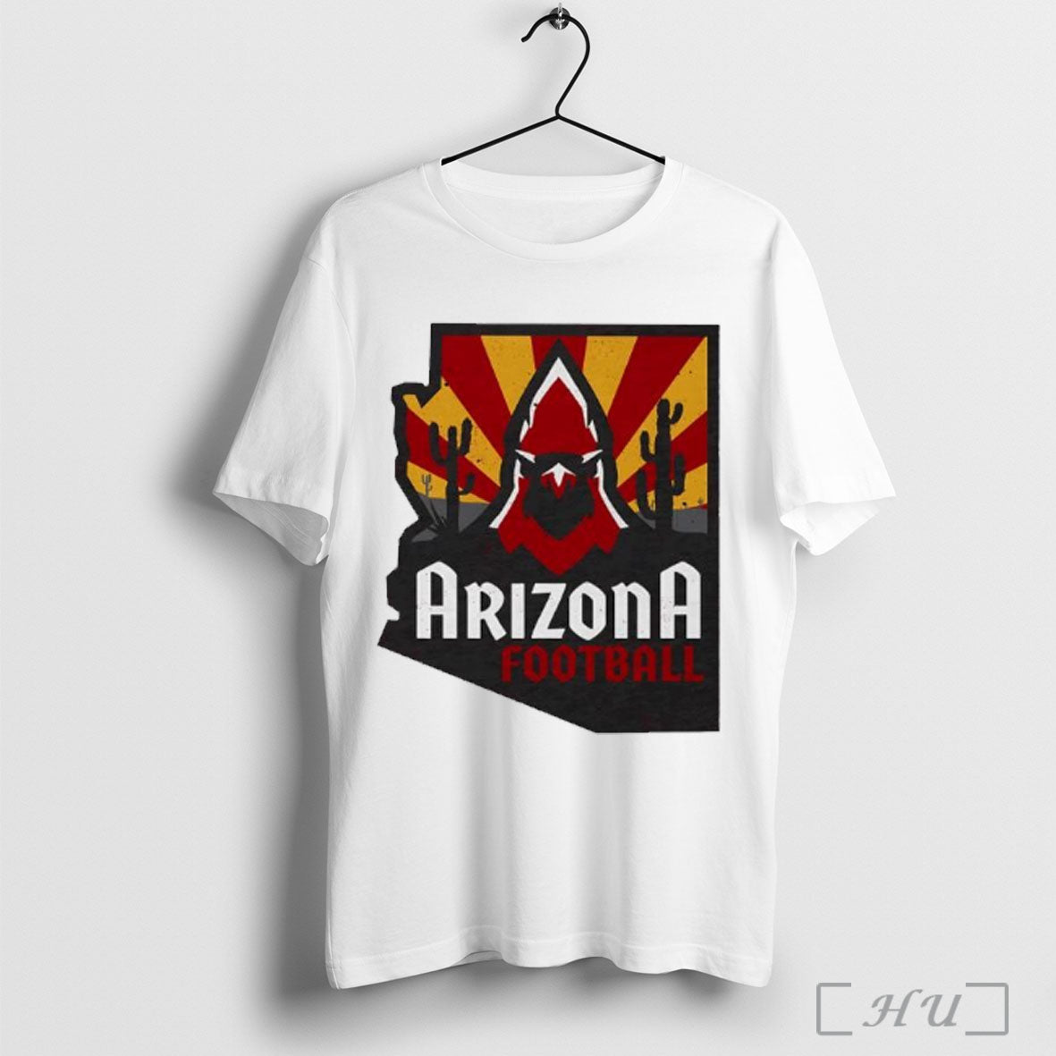 Arizona Football Desert Sunset T Shirt