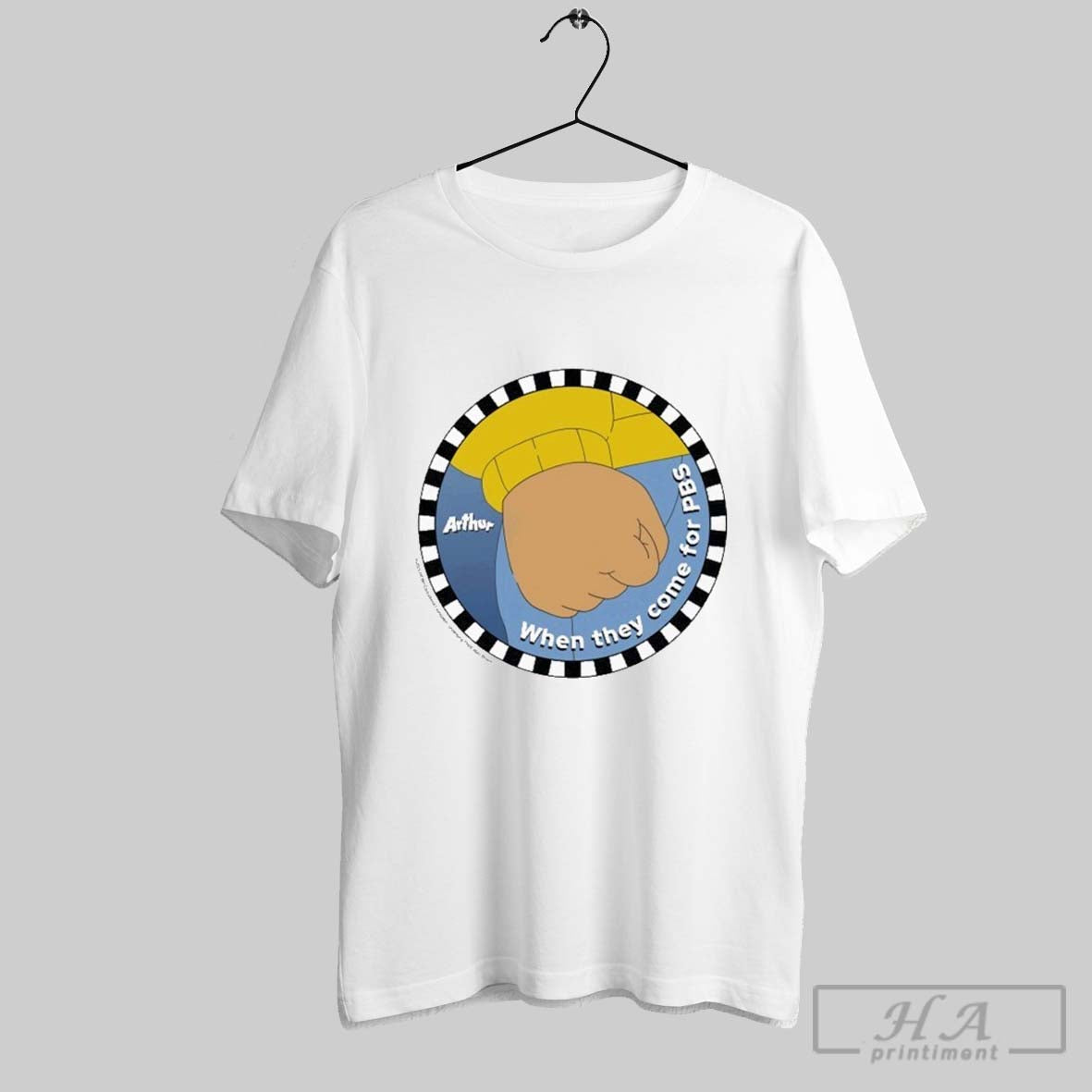 Arthur Make Way For Public Media Protect When They Came For Pbs T Shirts