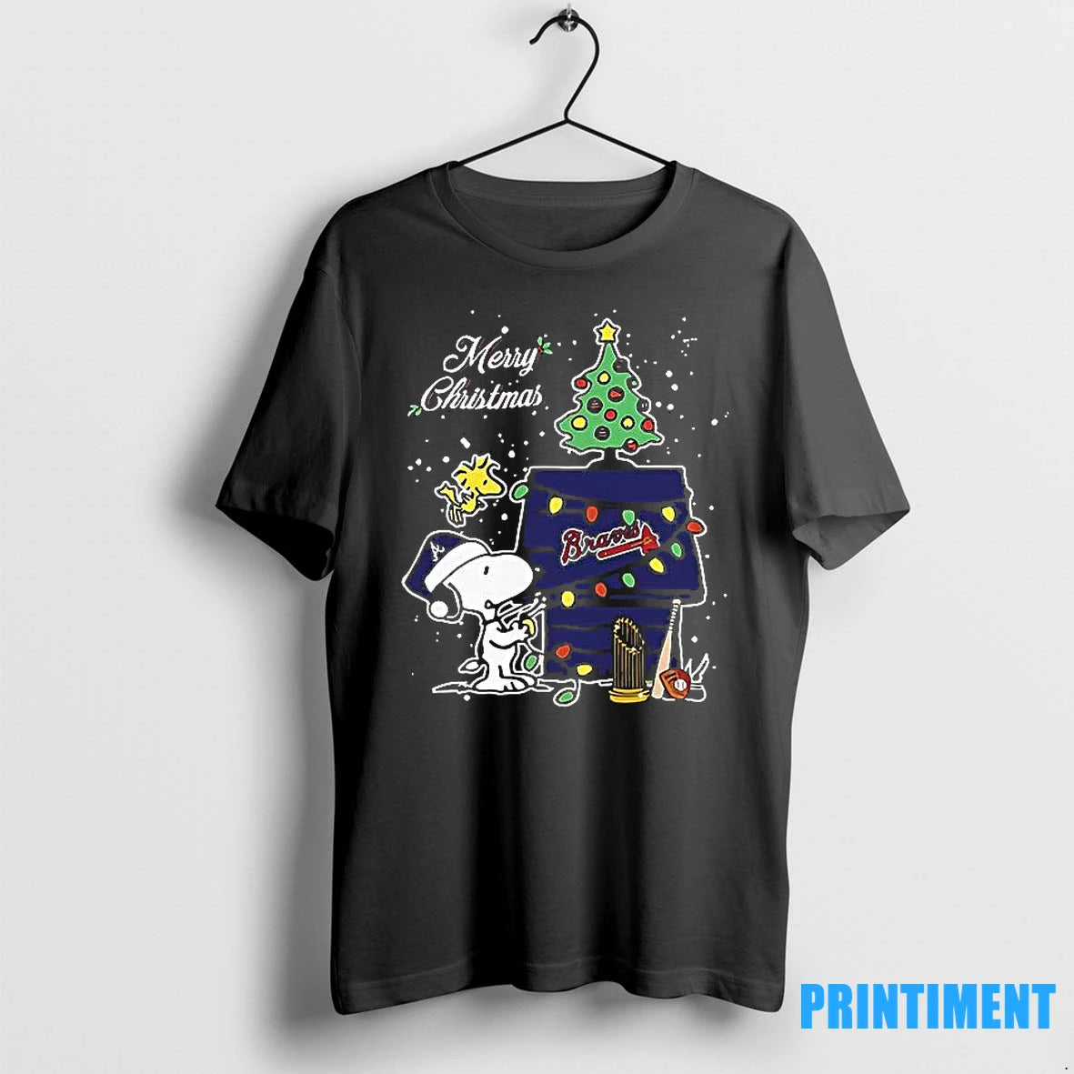 Atlanta Braves Merry Christmas With Snoopy Baby Tshirts Sweater