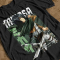 Attack Titan Anime & Mikasa Ackerman Sword Vintage Streetwear Manga T-Shirts