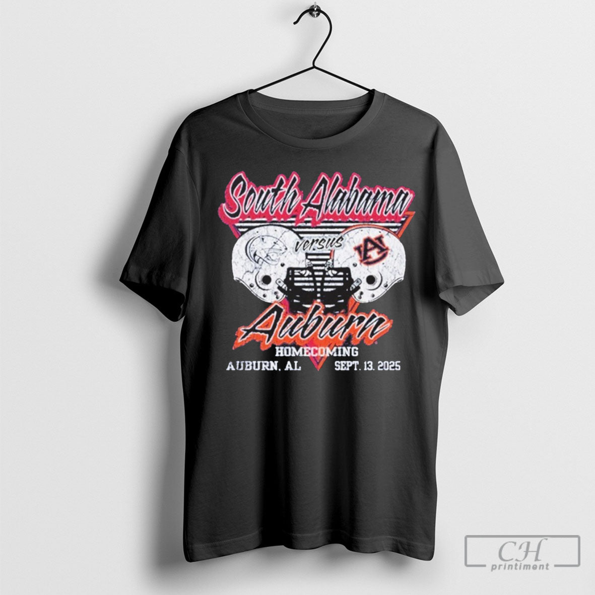 Auburn Tigers Vs South Alabama Jaguars 2025 Homecoming Football T Shirt