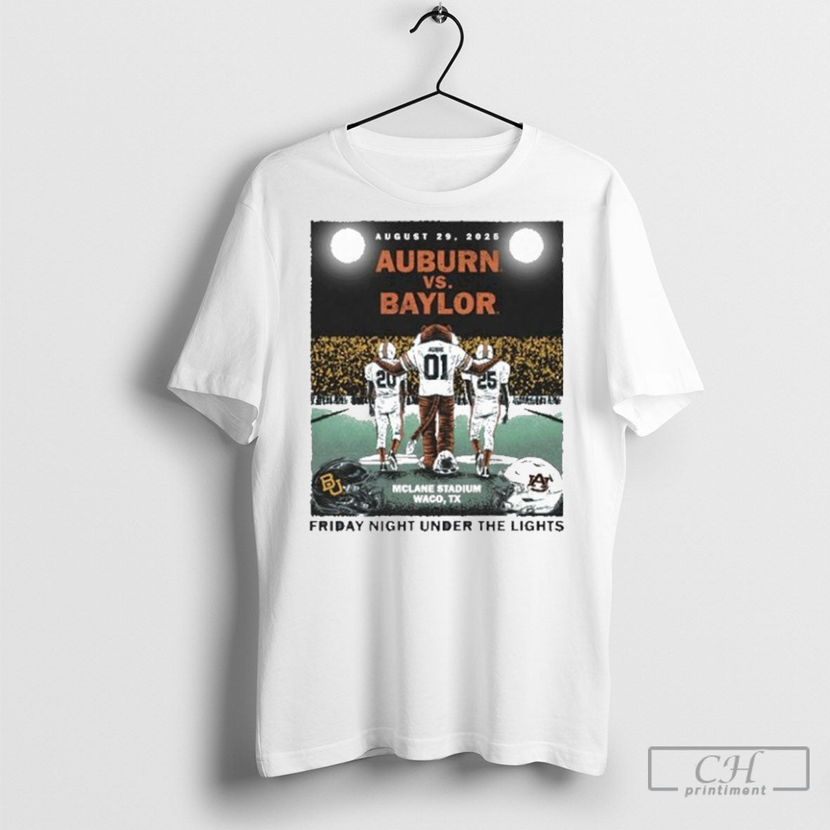 August 29 2025 Auburn Vs Baylor Poster Shirt