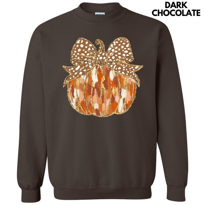 Autumn Brushstroke Pumpkin 'NLB' T-Shirts