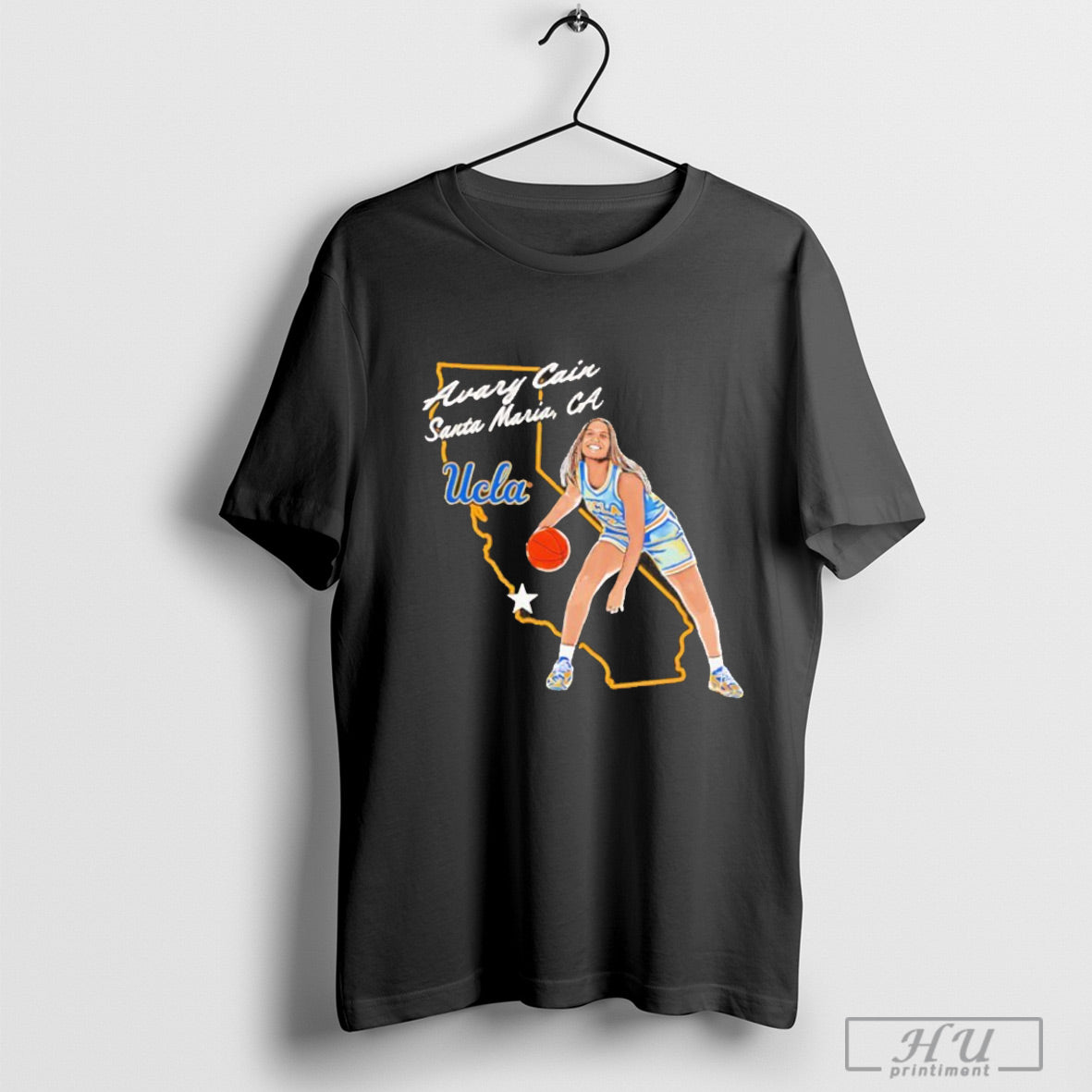 Avary Cain Ucla Basketball Hometown Cartoon T Shirt