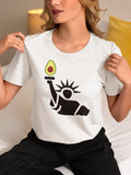 Avocado T Avocado Avocado Lover Creative Food Cute Avocado Her Food Humor Funny Avocado 02 T-Shirts