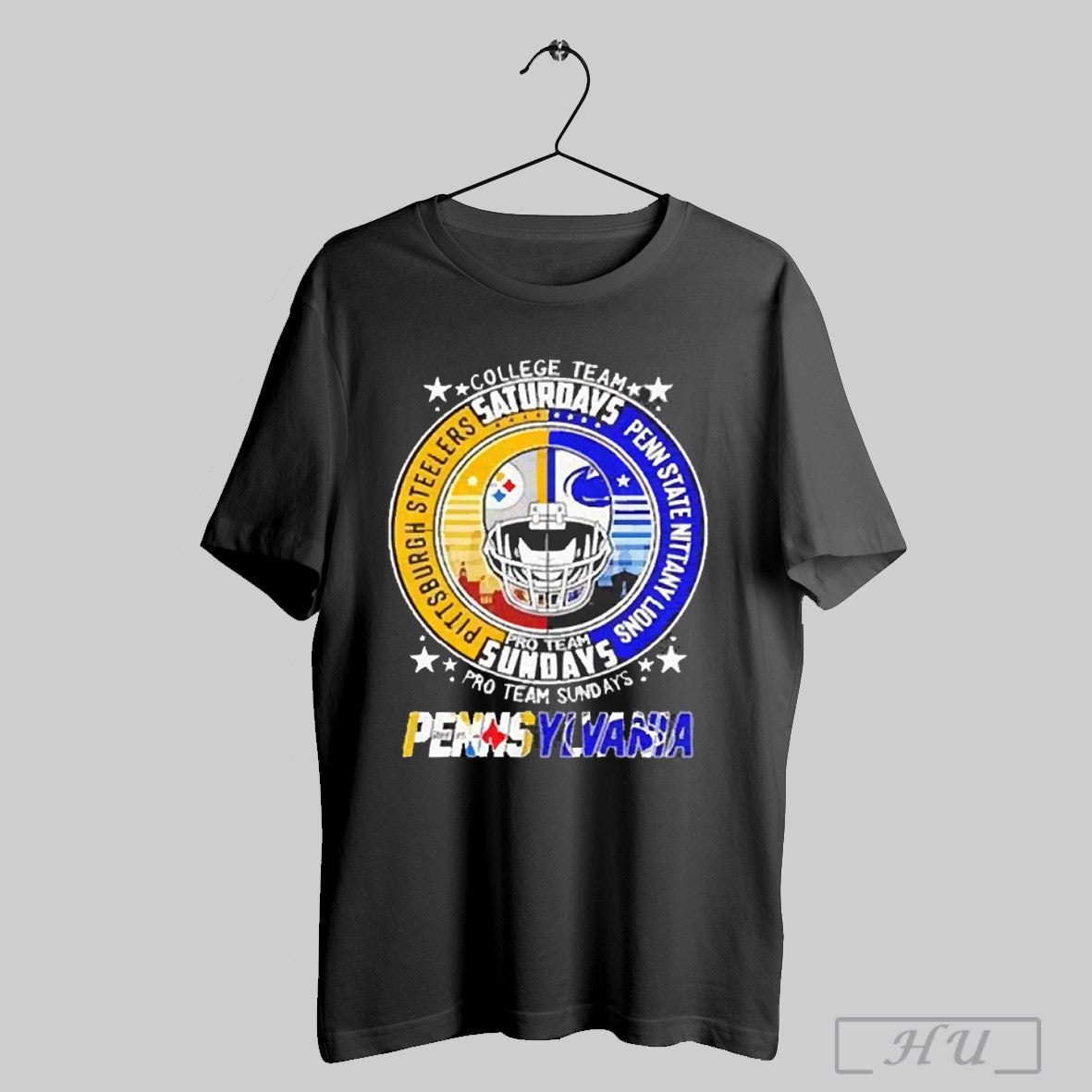 Awesome College Team Pittsburgh Steelers X Penn State Nittany Lions T Shirt