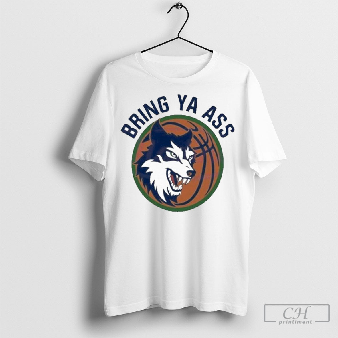 Awesome Minnesota Wolves Bring Ya Ass Playoff Shirt Tee Shirts