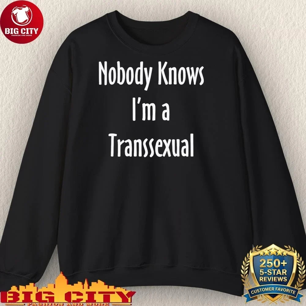 Awesome Nobody Knows I’m A Transsexual Hunter Schafer Inspired shirt