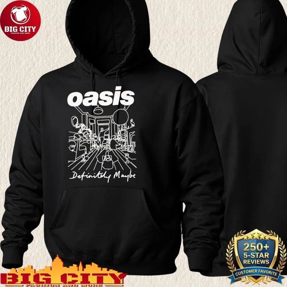 Awesome Oasis Definitely Maybe Line Drawing shirt