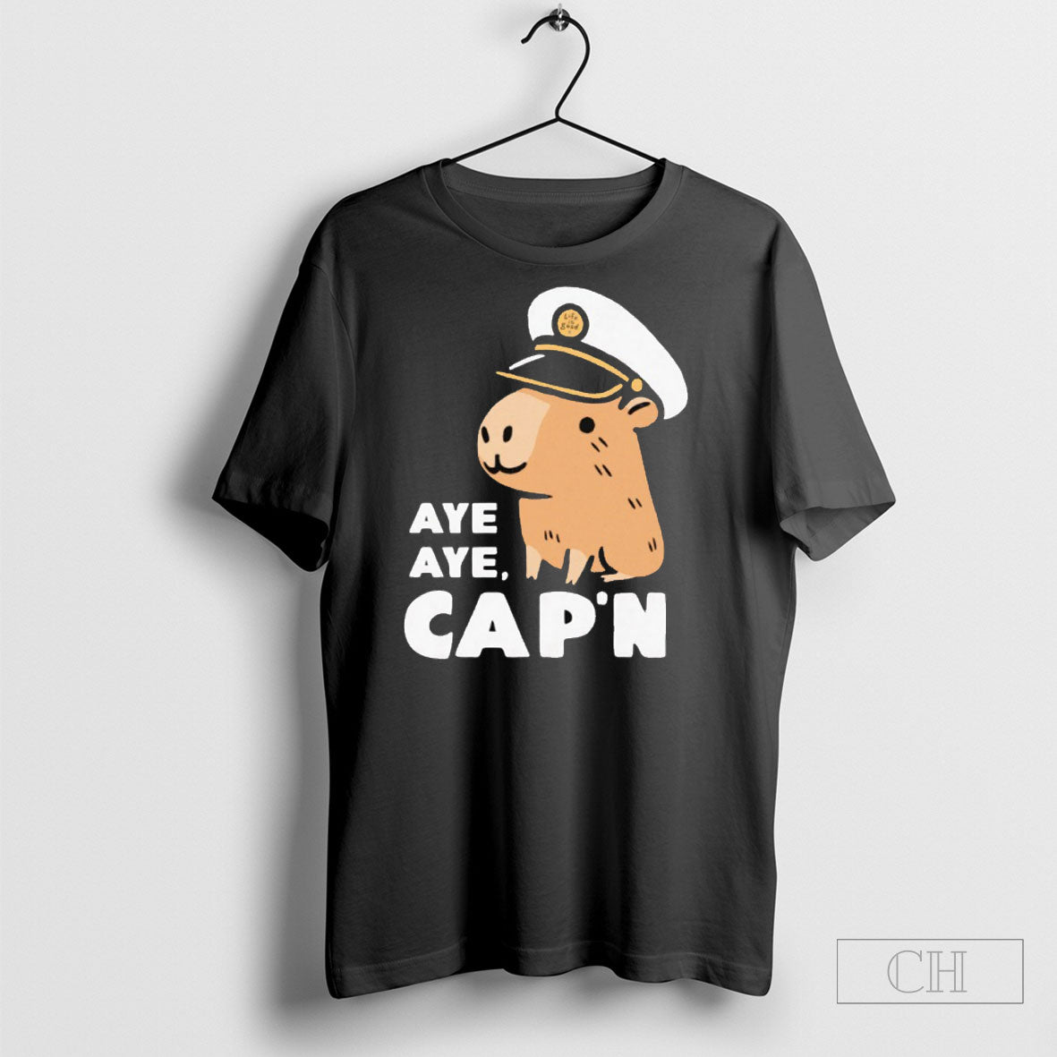 Aye Aye Capn Capybara Tee Shirt