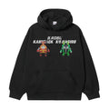 B ROBO KABUTACK "Kabuda" Heavyweight Vintage Cotton Blend Classic Anime Menswear Tops Casual Long Sleeve Black T-Shirts