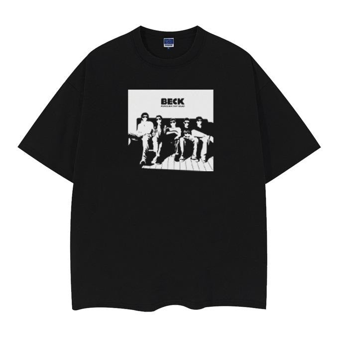 BECK "Group Photo" Vintage Anime 100% Cotton Original Top Streetwear Casual Menswear T-Shirts