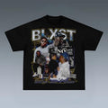 BLXST Prints Vintage Rapper Shirt Hip Hop Shirt Rap Music Shirt R&B Shirt Pop Shirt Shirt Him Short Sleeve Shirt Shirt Trending Top Menswear Underwear Streetwear T-Shirts