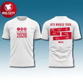 BTS World Tour 2026 White Two Sided Shirt