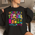 Back School Tour Funny Teacher Shirt Retro Back School Kindergarten First Day School Battery Life Teacher Shirt Funny Teacher Life Teacher T-Shirts