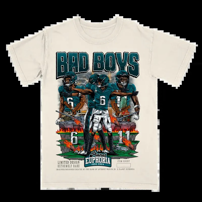 Bad Off White Fan Casual Menswear T-Shirts