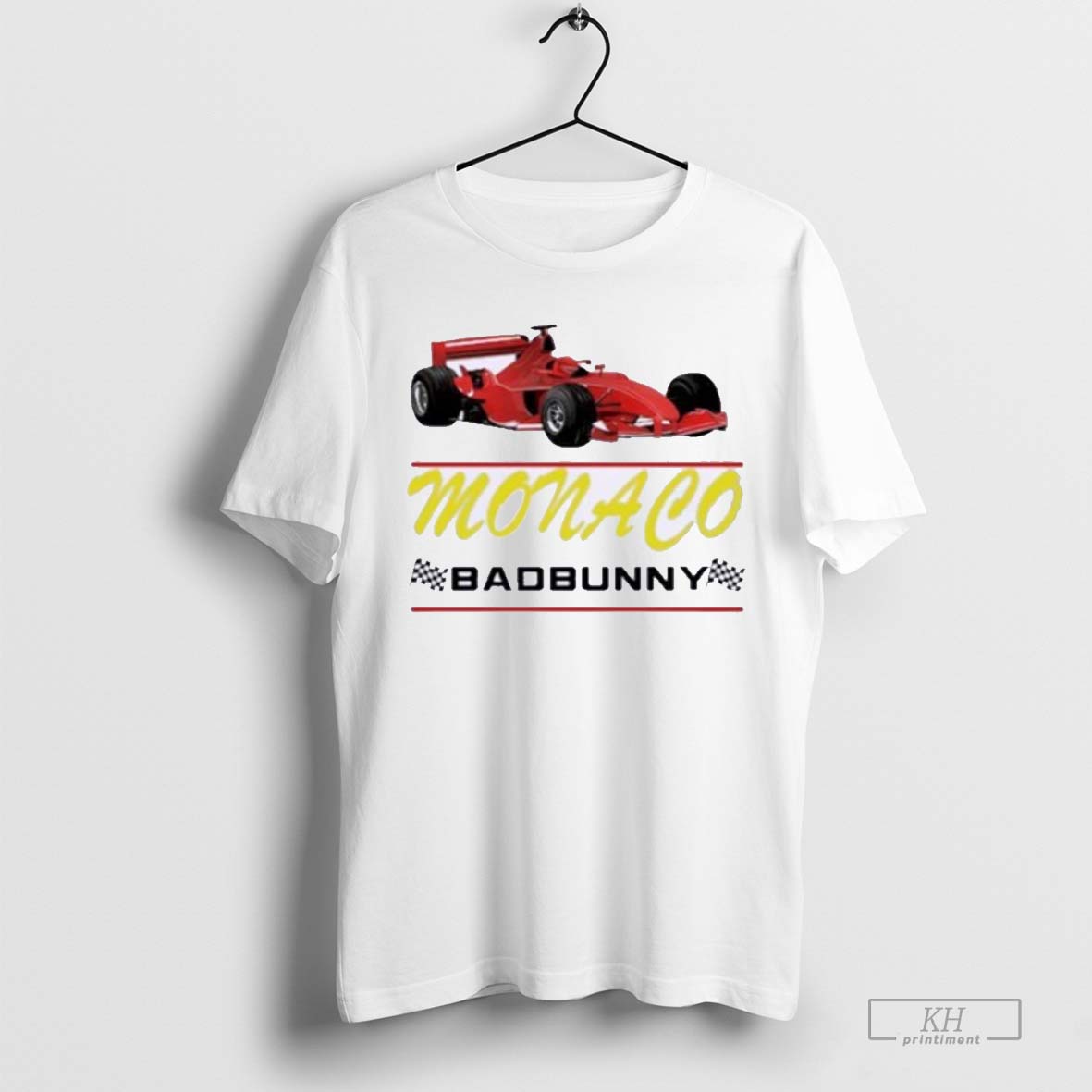 Bad Bunny Most Wanted Monaco Race Car Tour 2025 Shirt T Shirt Sweatshirt Cutom Poster