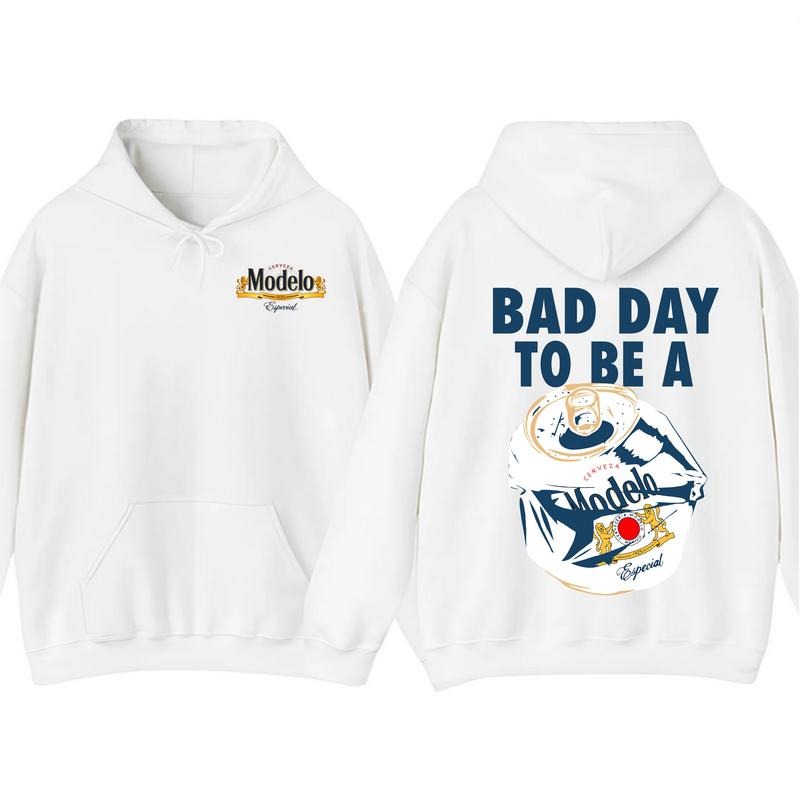 Bad Day Be Modelo Especial 2 Sided Funny Beer Casual Streetwear Summer Top Shirt T-Shirts