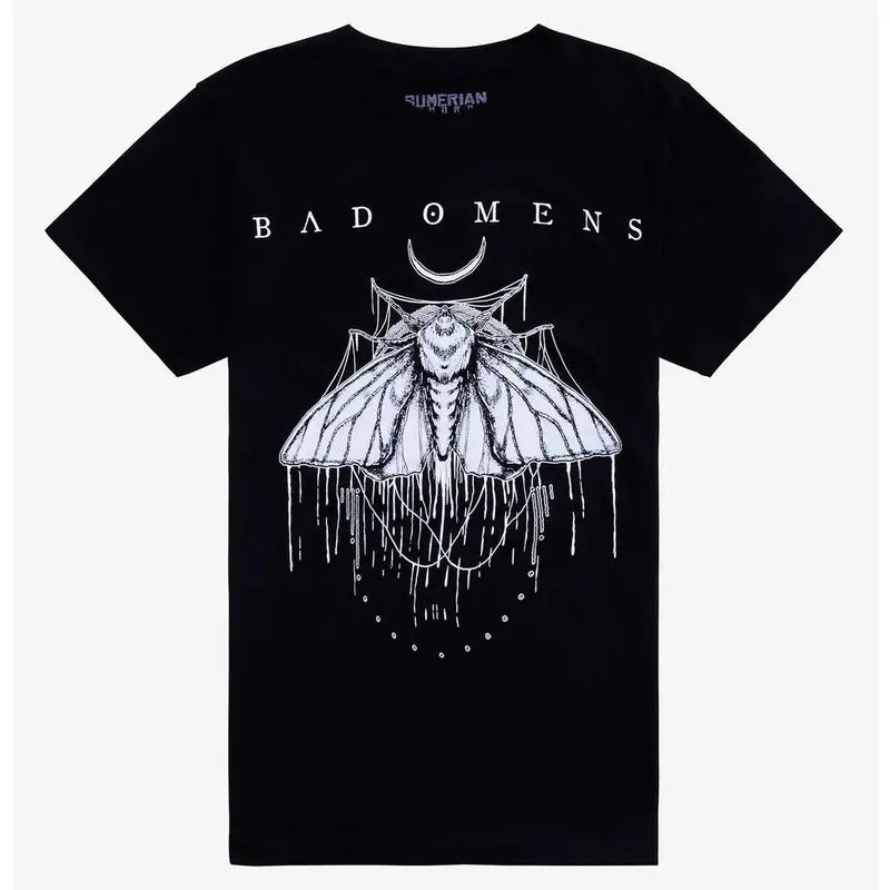 Bad Omens Moth Boyfriend Fit T-Shirts