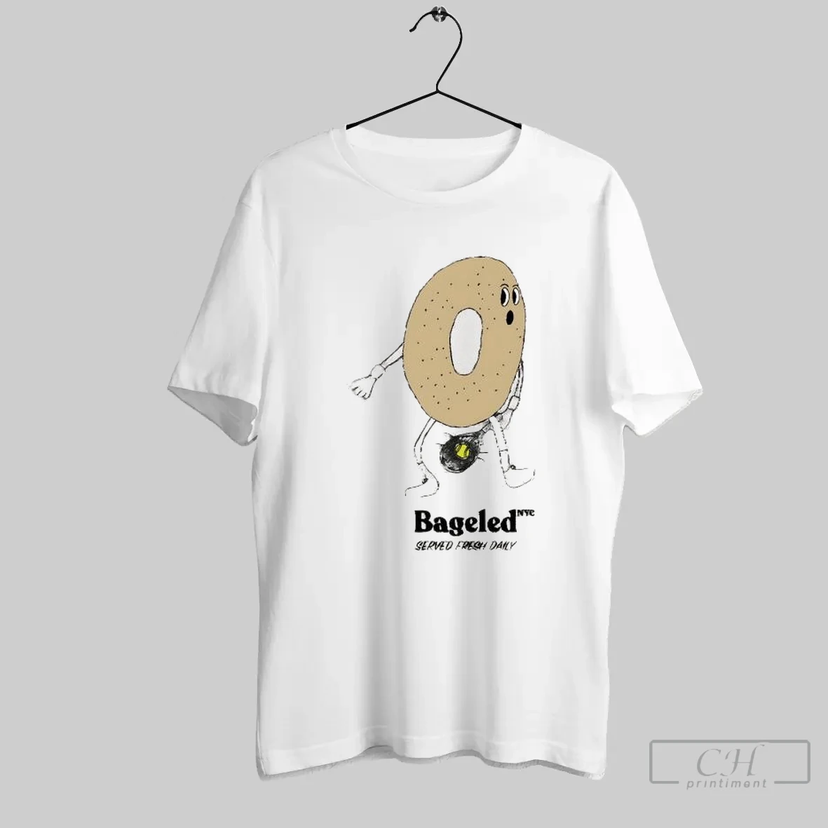 Bagel Nyc Served Fresh Daily T Shirt