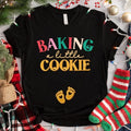 Baking Little Cookie Pregnancy Announcement Shirt Pregnant Pregnancy Reveal Mom Be Maternity T-Shirts
