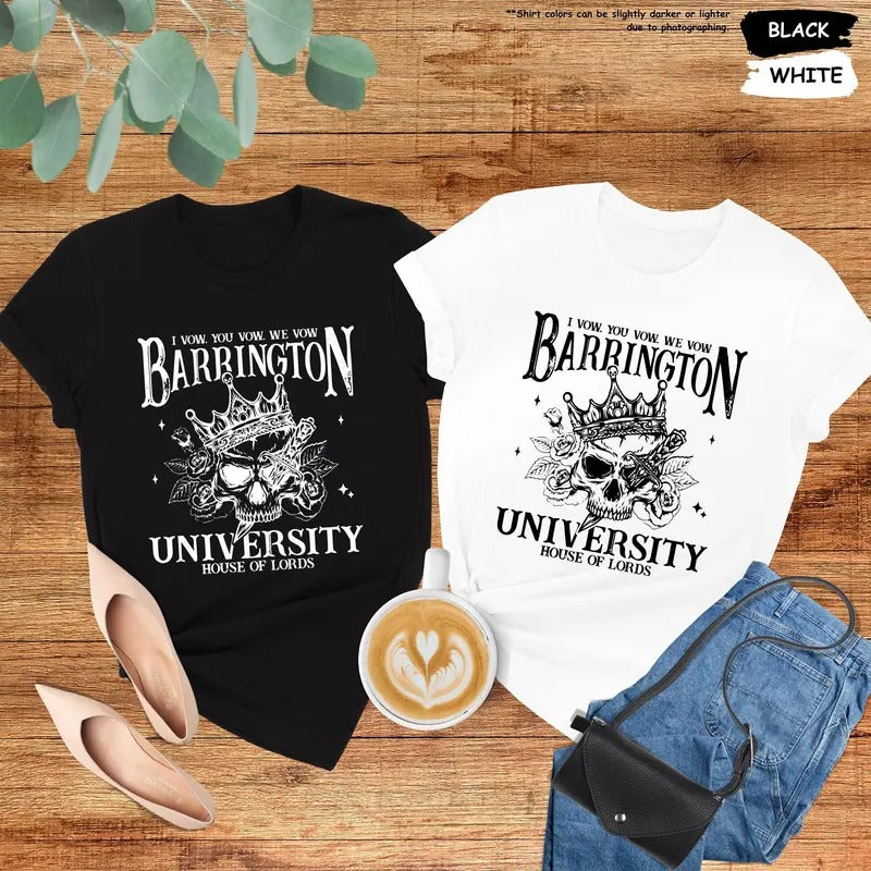 Barrjngt0n University RjtuaI Shirt Smut Dark Romance Reader Shirt Fantasy Reader Shirt Ry@T ArchEr Shirt Book Lover T-Shirts