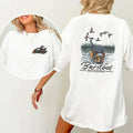 Barstool Outdoors Duck Hunt Shirt Mallard Hunting Classic Cotton 2 Sided Print All Sizes T-Shirts